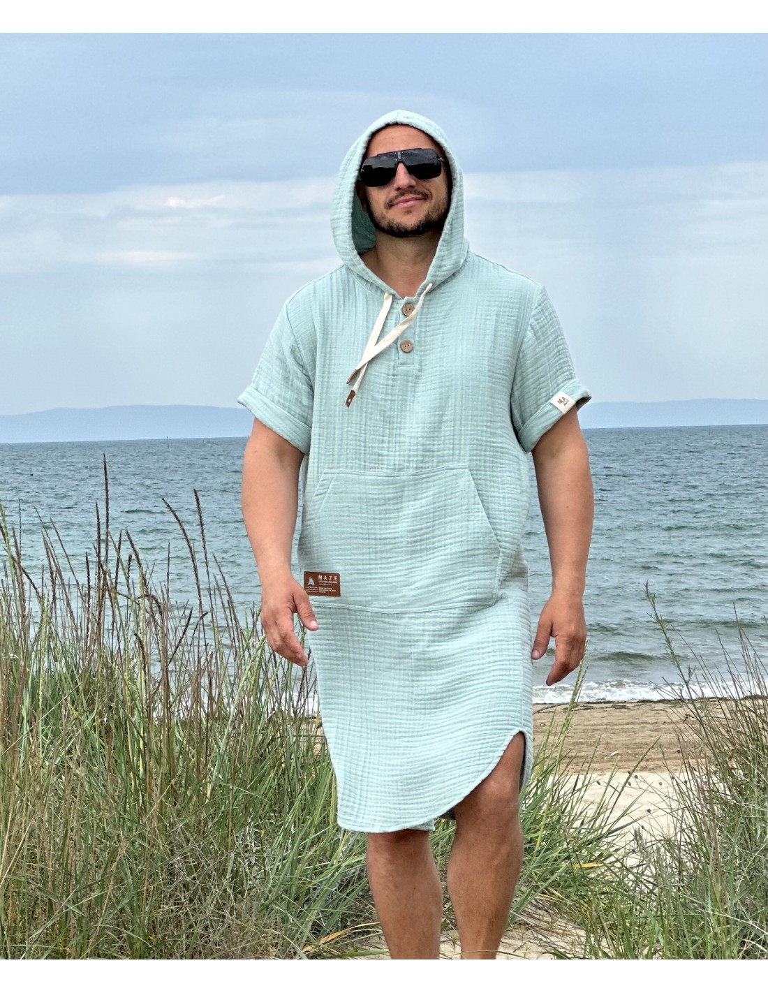 ПОНЧО MAZE STYLE GREEN